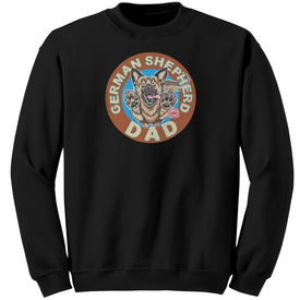 German Shepherd Dog Dad GSD sweatshirt
