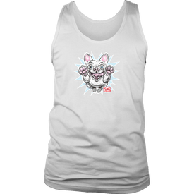 White French Bulldog - Frenchie - District Mens Tank