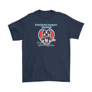 Emotional Support Human - Boston Terrier - Gildan Mens T-Shirt