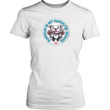 Load image into Gallery viewer, Rescue is my favorite breed - White Staffy Womens Shirt by District