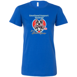 Emotional Support Human - Boston Terrier Womens Shirt for Bostie Lovers