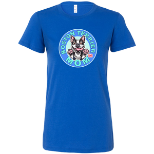 Boston Terrier Mom - Bella Womens Shirt