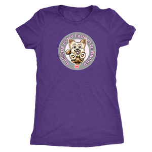 Rescue is My Favorite Breed - Yorkie - Women's Triblend Shirt