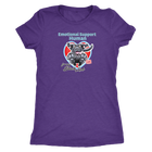 Emotional Support Human - Black Labrador Retriever - Next Level Womens Triblend