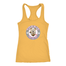 Load image into Gallery viewer, Yorkshire Terrier (Yorkie) Mom - Next Level Racerback Tank