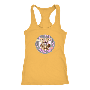 Yellow Labrador Retriever Mom -  Next Level Racerback Tank