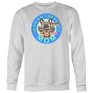 German Shepherd Mom - Crewneck Sweatshirt Big Print