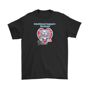 Emotional Support Human - Blue Nose Pitbull - Gildan Mens T-Shirt