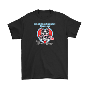 Emotional Support Human - Boston Terrier - Gildan Mens T-Shirt