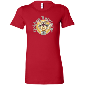 Golden Retriever Lover - Women's Shirt Featuring Original Golden Retriever Dog Artwork