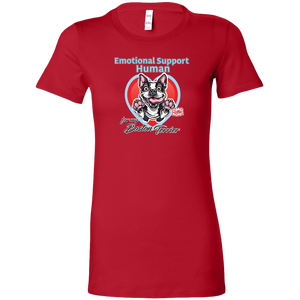 Emotional Support Human - Boston Terrier Womens Shirt for Bostie Lovers