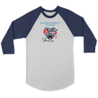 Emotional Support Human - Black Labrador Retriever - Canvas Unisex 3/4 Raglan