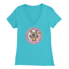 Load image into Gallery viewer, German Shepherd Mom - Bella Womens V-Neck