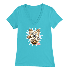 Yorkshire Terrier (Yorkie) - Bella Womens V-Neck