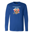 Emotional Support Human - Yellow Labrador Retriever - Canvas Long Sleeve Shirt