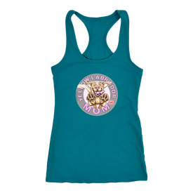 Yellow Labrador Retriever Mom -  Next Level Racerback Tank