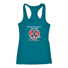 Load image into Gallery viewer, Emotional Support Human - Boston Terrier - Next Level Racerback Tank