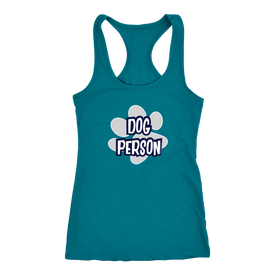 Dog Person - Next Level Racerback Tank for Dog Lovers