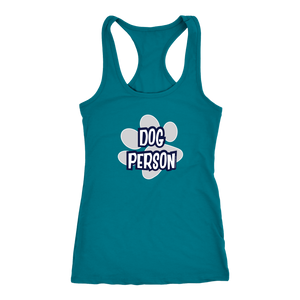 Dog Person - Next Level Racerback Tank for Dog Lovers