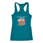 Emotional Support Human - Yellow Labrador Retriever - Next Level Racerback Tank