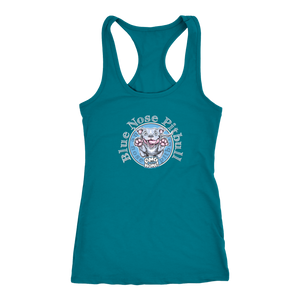 Blue Nose Pitbull - Next Level Racerback Tank for Pit Bull Dog Lovers