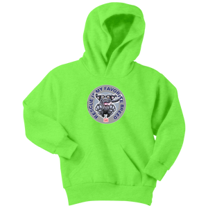 Rescue is My Favorite Breed - Black Labrador Youth Hoodie