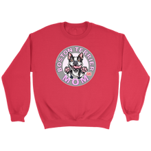 Load image into Gallery viewer, Boston Terrier Mom - Crewneck Sweatshirt