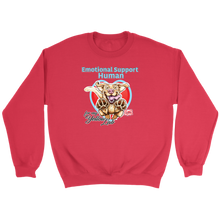 Load image into Gallery viewer, Emotional Support Human - Yellow Labrador Retriever - Crewneck Sweatshirt