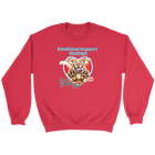 Emotional Support Human - Yellow Labrador Retriever - Crewneck Sweatshirt