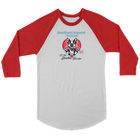 Emotional Support Human - Boston Terrier - Canvas Unisex 3/4 Raglan