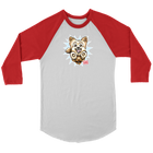 Yorkshire Terrier (Yorkie) - Canvas brand Unisex 3/4 Raglan