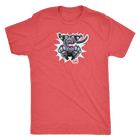 Happy Excited Jumping Black Labrador Retriever Dog - Mens Triblend T-shirt for Dog Lovers
