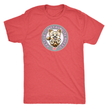 Load image into Gallery viewer, Rescue is my favorite breed on a men&#39;s vintage red t-shirt featuring the Yorkie