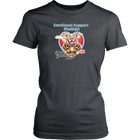 Emotional Support Human - Yellow Labrador Retriever - District Womens Shirt