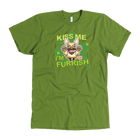 Kiss me I'm furrish - Fawn Frenchie Dog - American Apparel Mens