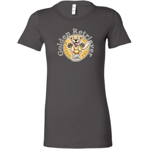 Golden Retriever Lover - Women's Shirt Featuring Original Golden Retriever Dog Artwork