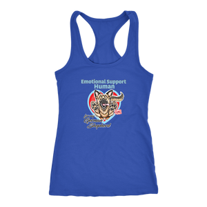 Emotional Support Human - German Shepherd - Next Level Racerback Tank