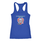 Emotional Support Human - Blue Nose Pitbull - Next Level Racerback Tank