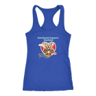 Emotional Support Human - Yellow Labrador Retriever - Next Level Racerback Tank