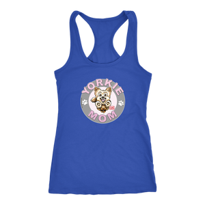 Yorkshire Terrier (Yorkie) Mom - Next Level Racerback Tank