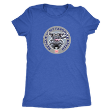 Load image into Gallery viewer, Rescue is My Favorite Breed - Black Labrador Women&#39;s Triblend