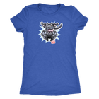 Happy Excited Jumping Black Labrador Retriever Dog - Womens  Triblend T-shirt for Dog Lovers