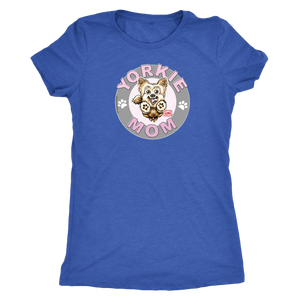 Yorkshire Terrier (Yorkie) Mom - Next Level Womens Triblend for Dog Lovers