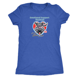 Emotional Support Human - Black Labrador Retriever - Next Level Womens Triblend