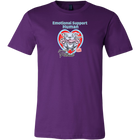 Emotional Support Human - Blue Nose Pitbull - Canvas brand Mens Shirt