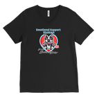 Emotional Support Human - Boston Terrier - Canvas brand Mens V-Neck