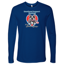 Load image into Gallery viewer, Emotional Support Human - Boston Terrier - Next Level Mens Long Sleeve