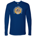 royal blue Next Level Mens Long Sleeve featuring the OMG German Shepherd design