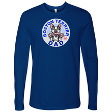 Load image into Gallery viewer, Boston Terrier Dad - Next Level Mens Long Sleeve