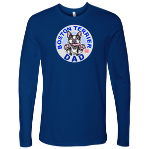 Boston Terrier Dad - Next Level Mens Long Sleeve